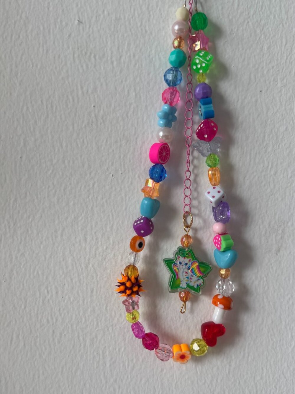 LISA FRANK ANGEL KITTY BAG CHARM #2